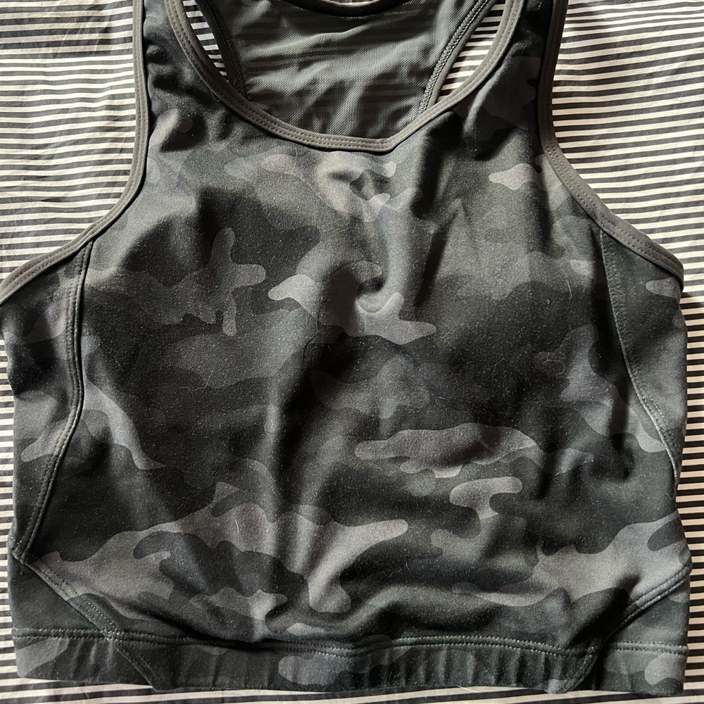 Camo Print Sports Bra